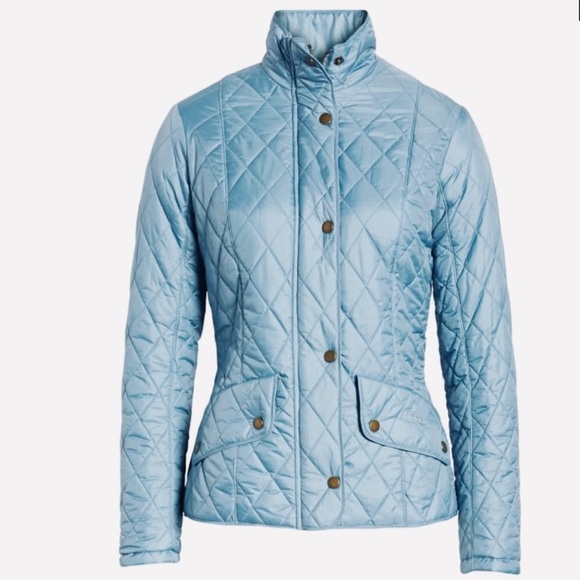 Barbour Jackets & Blazers - BARBOUR jacket cavalry coat flyweight blue 2 xs